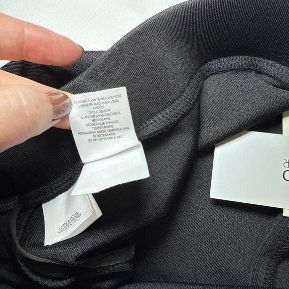 KASPER Black Knit Stretch Long Maxi Skirt SZ 1X Plus Size Office Wear Formal NWT - Picture 5 of 15